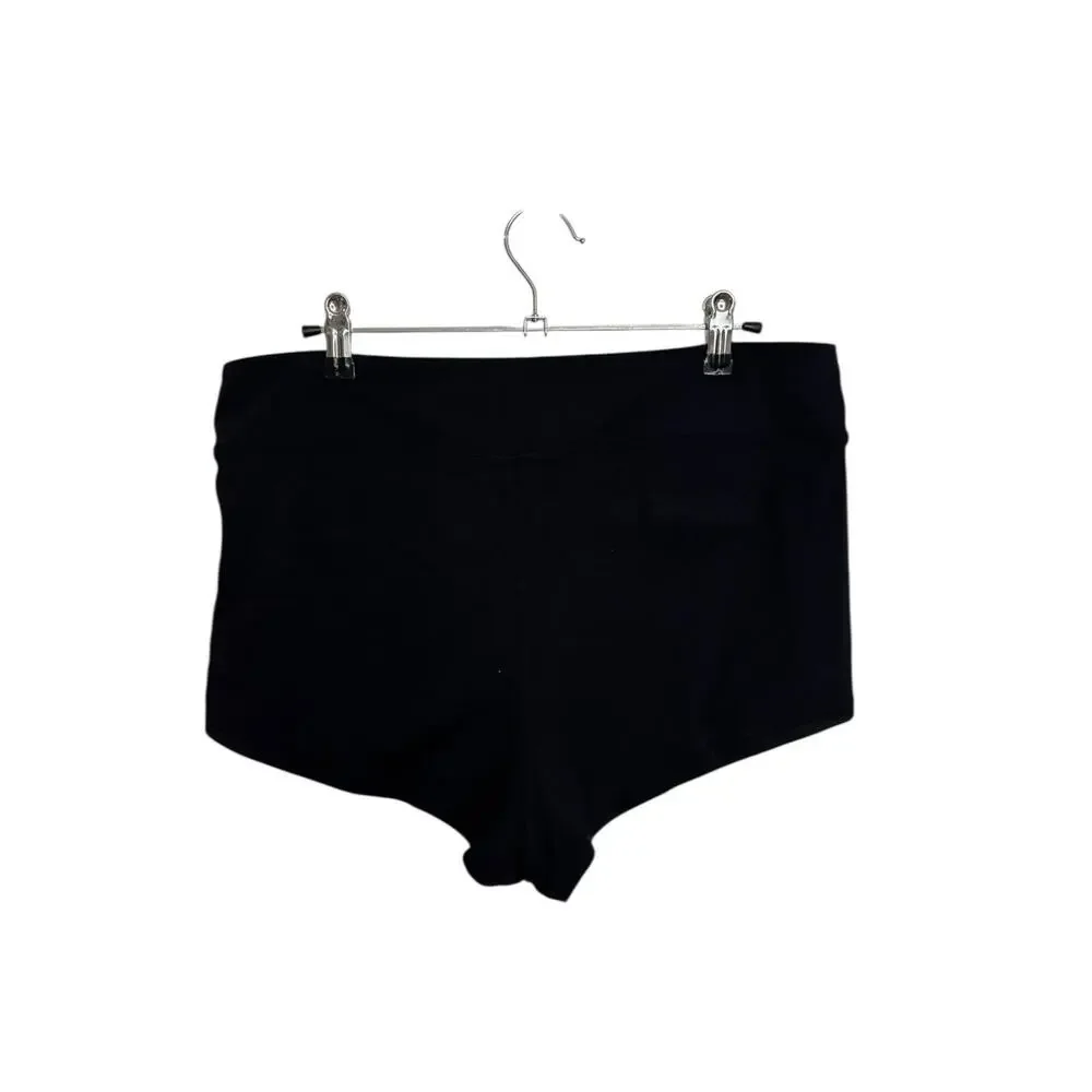 Athleta Offshore Paddle Short Womens Large Black High Rise Quick Drying